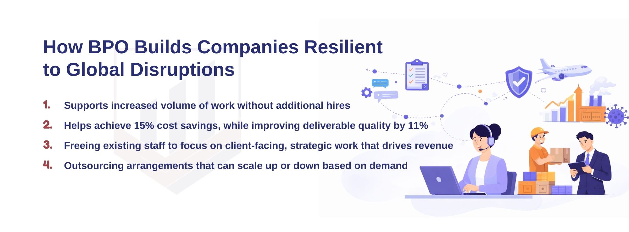 How BPO Builds Companies Resilient to Global Disruptions